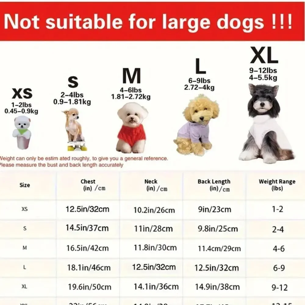 Dog Sweater Shirt Small 2-4 pounds NEW